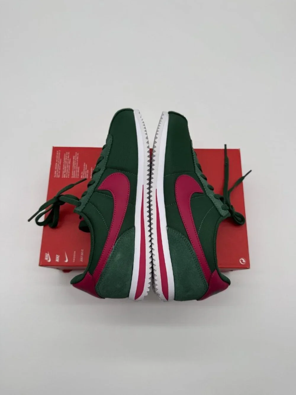 New Nike Cortez TXT GS Shoes Youth 5.5Y Green Pink IH7654 300 Running Sneakers